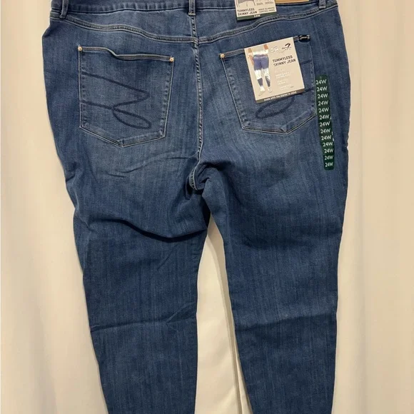 Seven7 Women’s Tummyless Skinny Jeans Plus Size 24W - Picture 5 of 8
